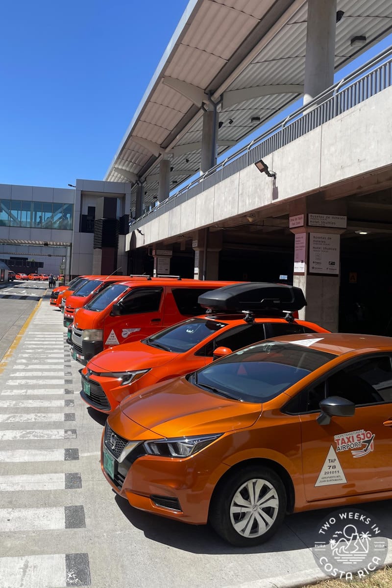 airport taxis at San Jose Costa Rica Airport