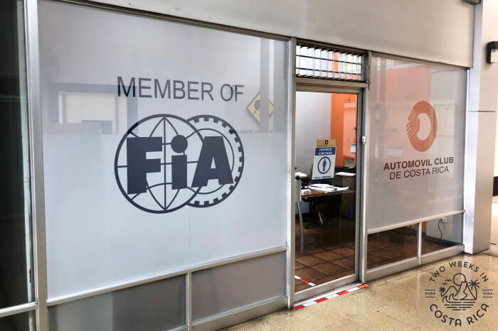 Entrance Automovil Club Costa Rica