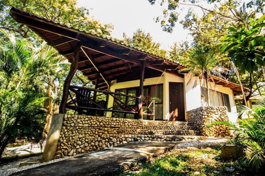 a bungalow at cabinas las olas