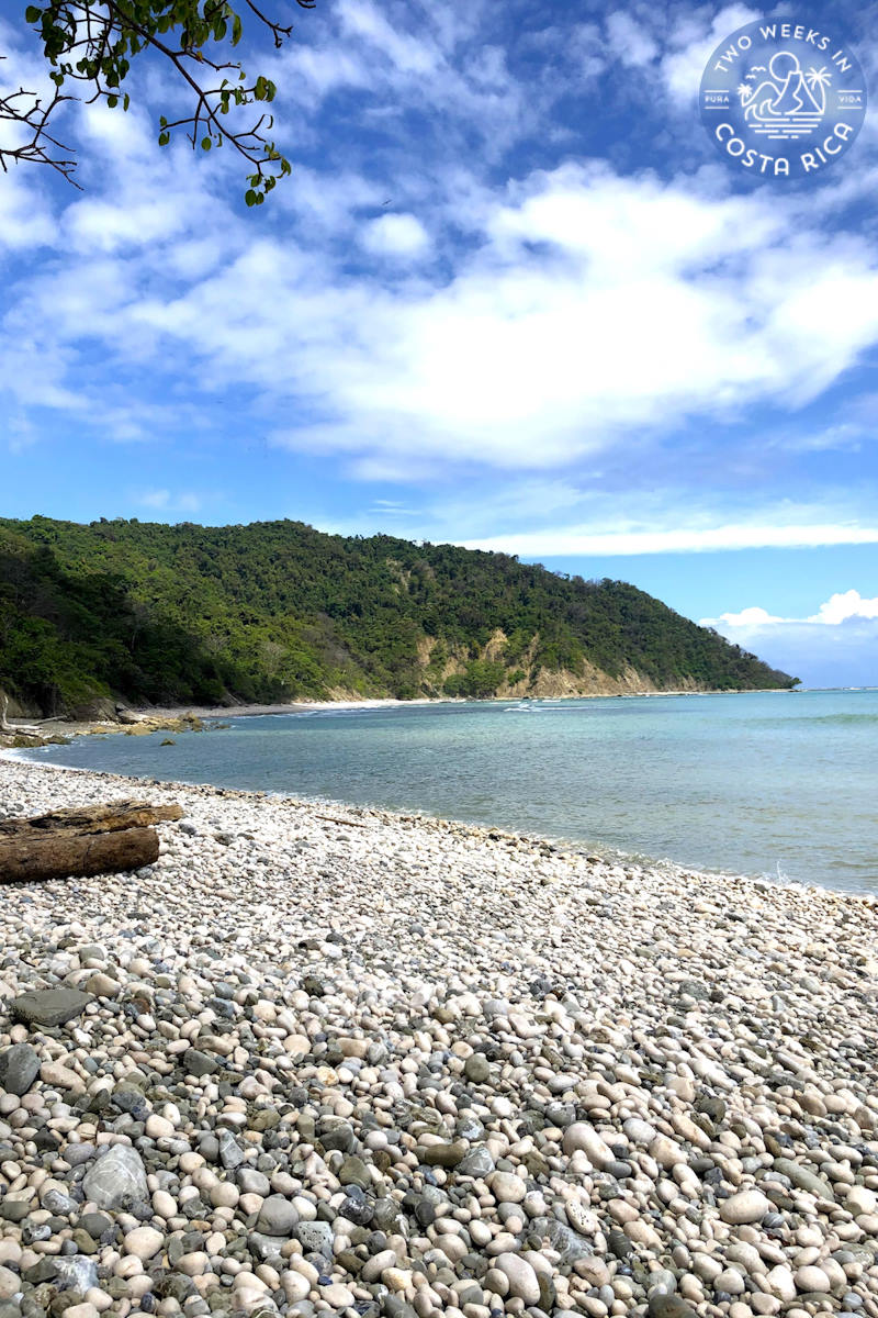 a rocky beach cove on the nicoya peninsula costa rica