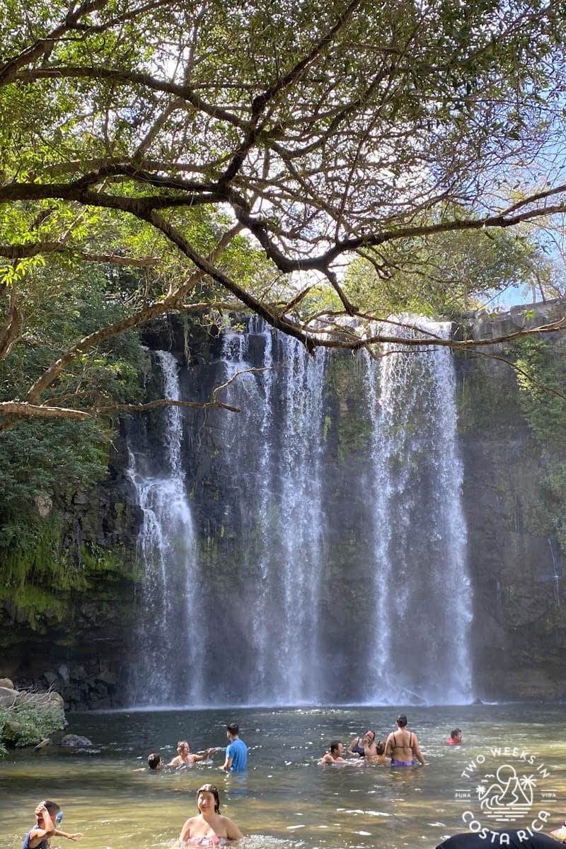 Swimming at Llanos de Cortes is a day trip from Miravalles