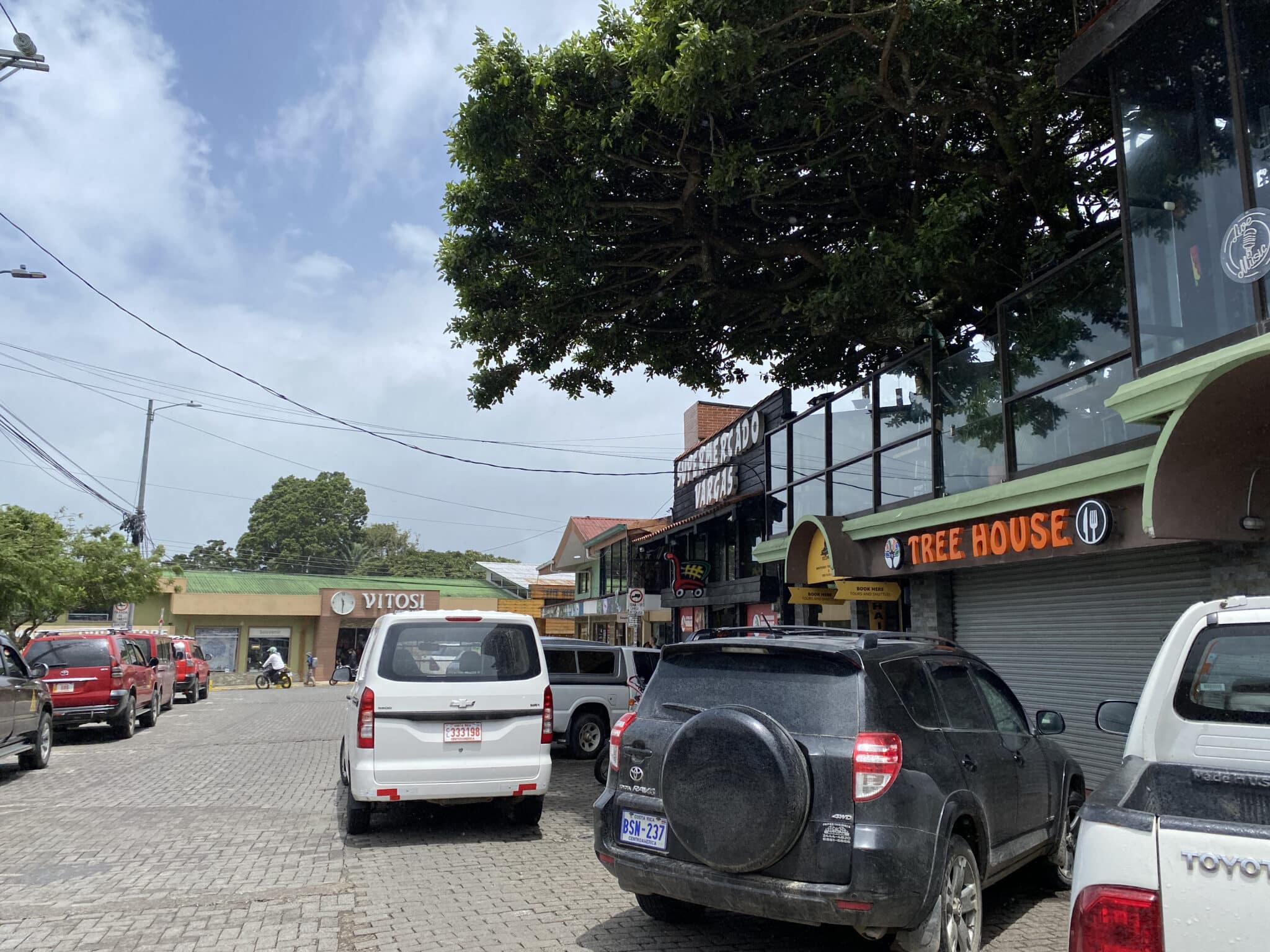 main street in downtown santa elena costa rica