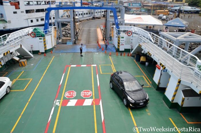 Taking the Puntarenas-Paquera Ferry - Taking Your Car | Two Weeks in Costa Rica