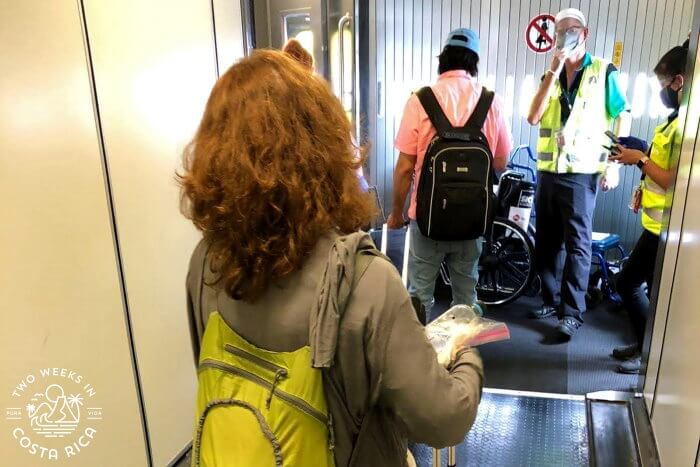 Flying into SJO Covid