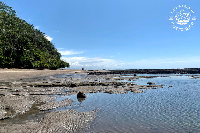 Calm tidepools at Esterillos Oeste