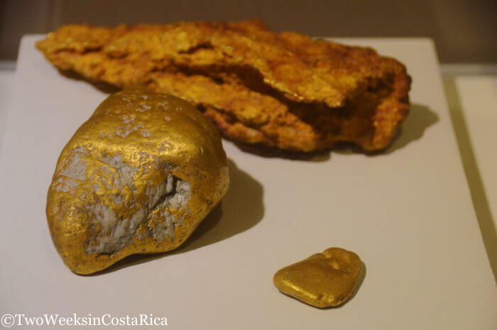 Real gold at Costa Rica's Gold Museum in San Jose