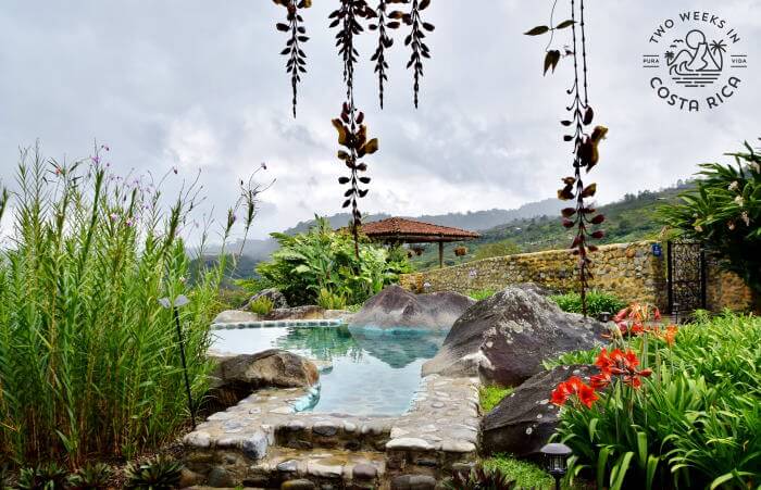 Landscaped Hot Springs at Hacienda Orosi