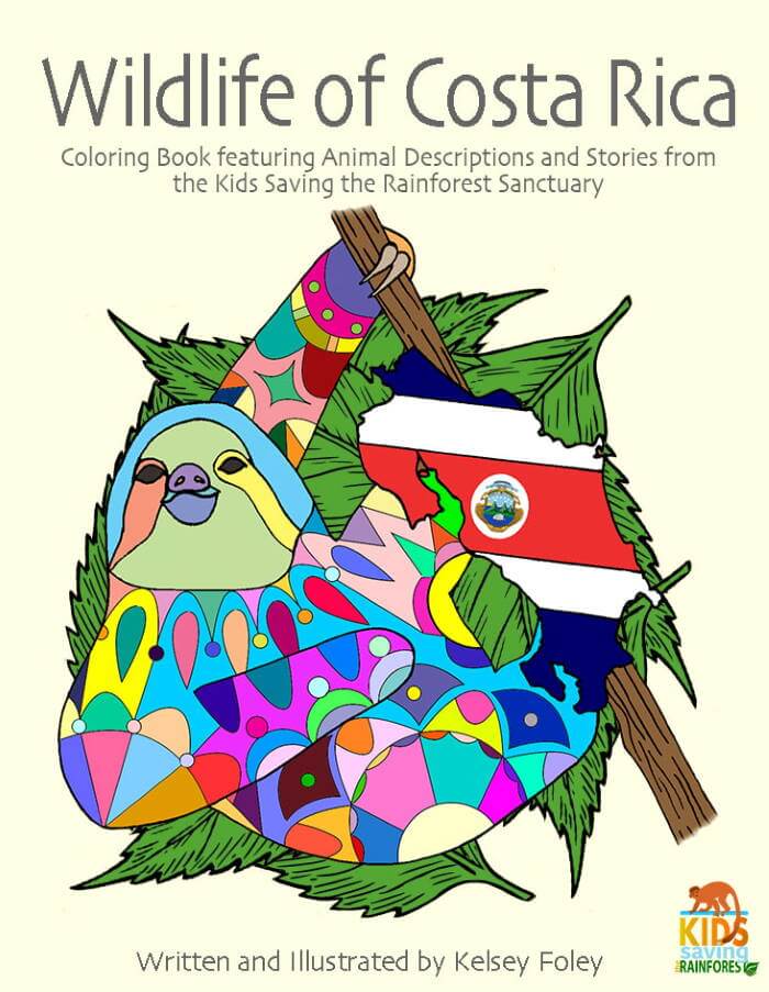 Kids Saving the Rainforest Manuel Antonio Coloring Book