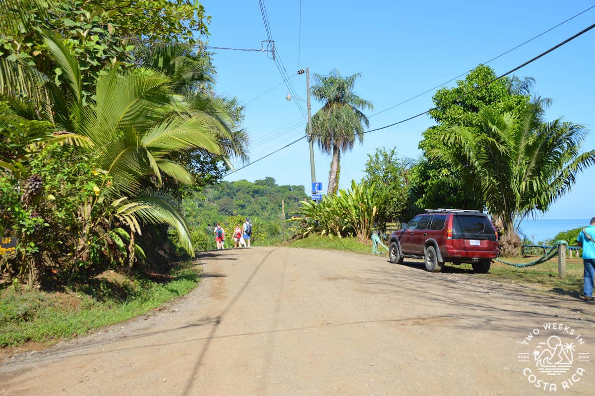 dirt road near drake bay town