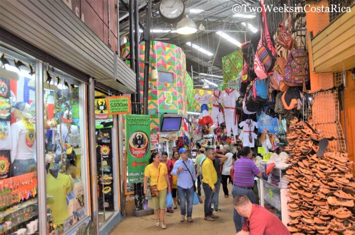 People shopping at the Mercado Central - San Jose, Costa Rica