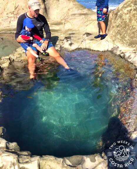 Natural Hot Tub at Mal Pais tide pools