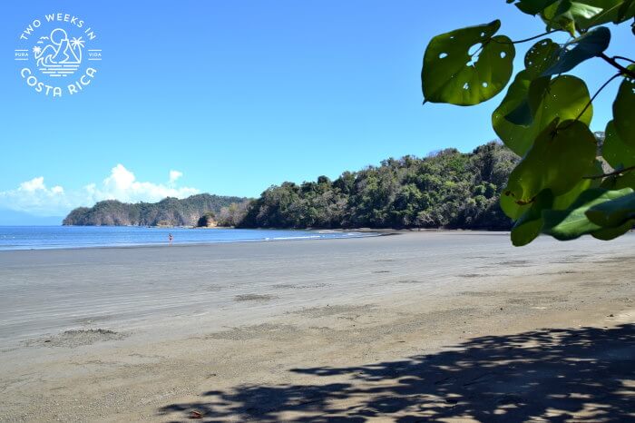 The calm cove of Playa Curu