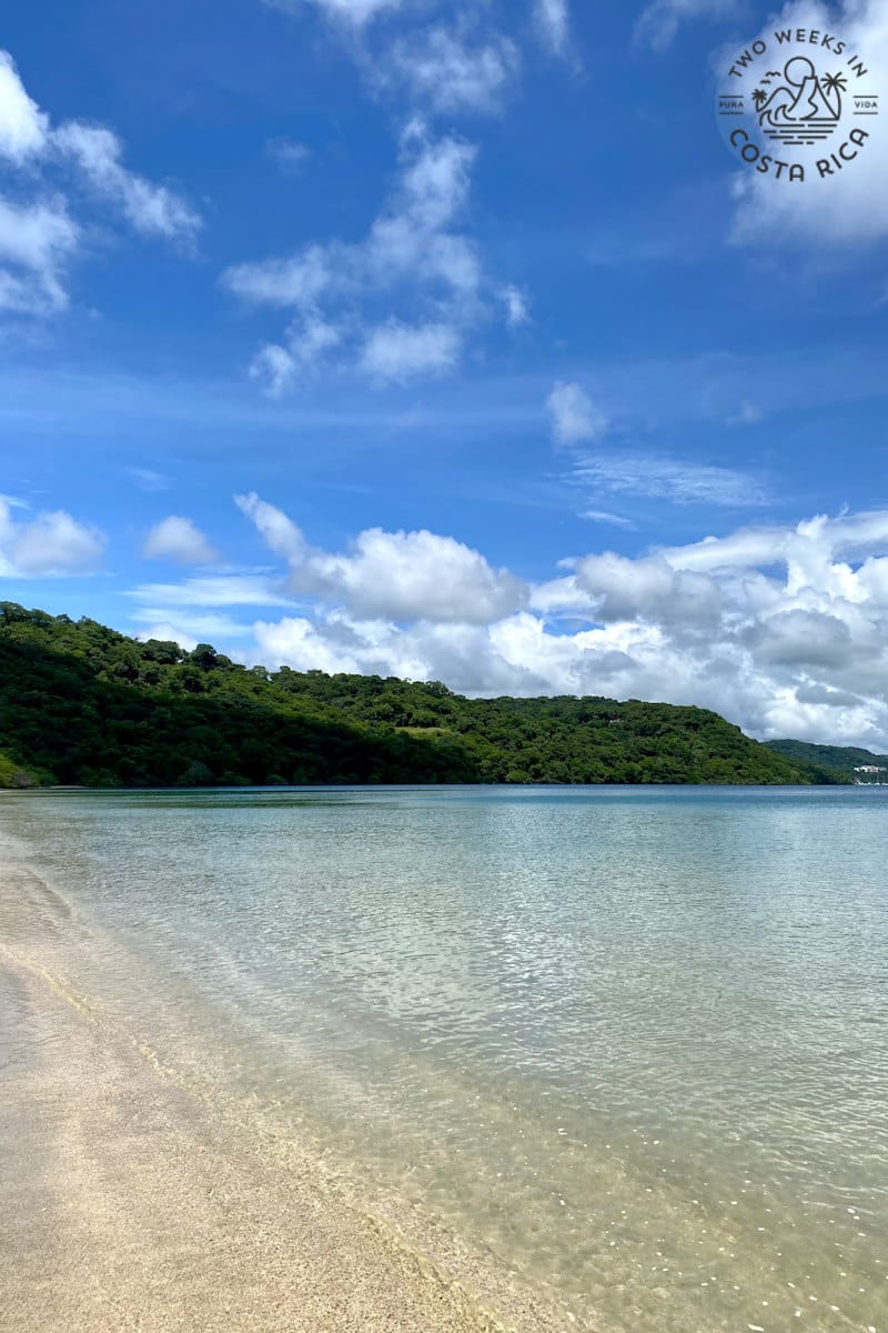 Calm, clear water at Playa Nacascolo in Costa Rica