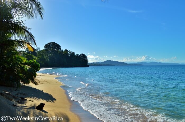 a gorgeous beach on Costa Rica's caribbean coast near Puerto Viejo