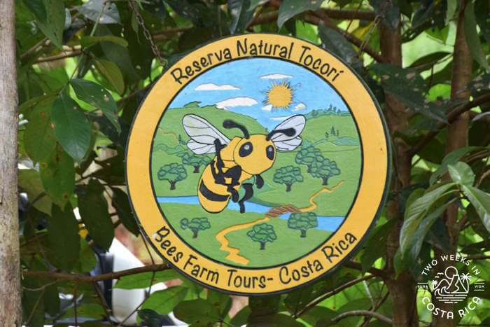 Reserva Natural Tocori sign