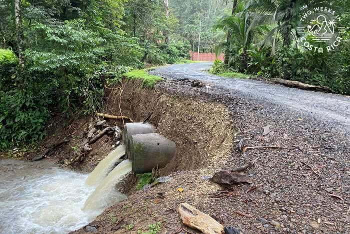 Road Washing Out Jaco