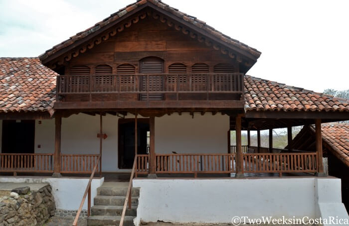 The wooden La Casona historic building at Santa Rosa National Park