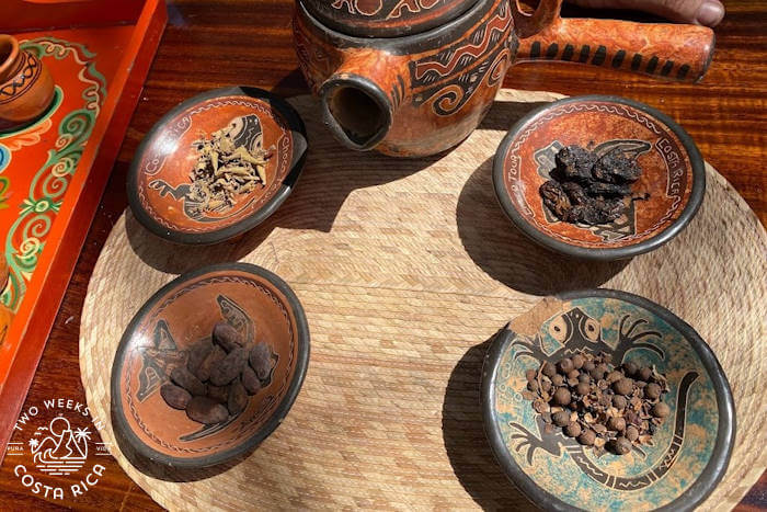 Traditional Mexican spices cacao drink