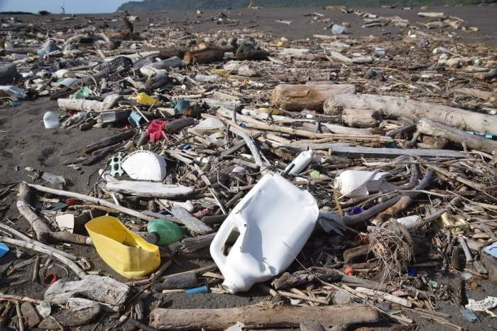 Trash Costa Rica Beach