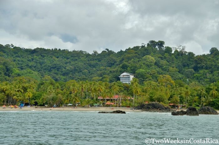 View of Manuel Antonio from Ocean