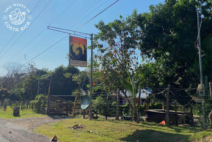 Sign El Encanto Waterfall