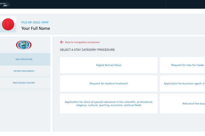 Filing Digital Nomad Visa Online